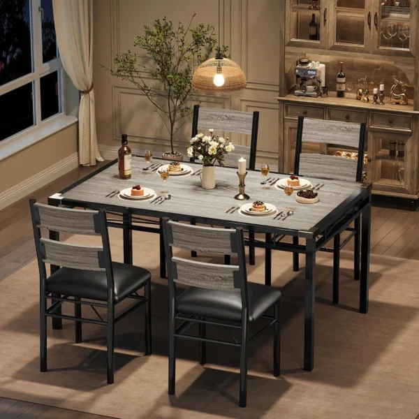 Industrial Dining Table Set