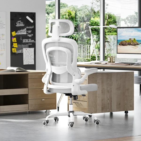 Desk Chair with Headrest