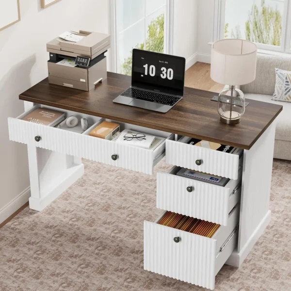 Desk with Charging Station