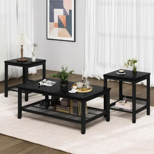 Coffee Table with End Tables